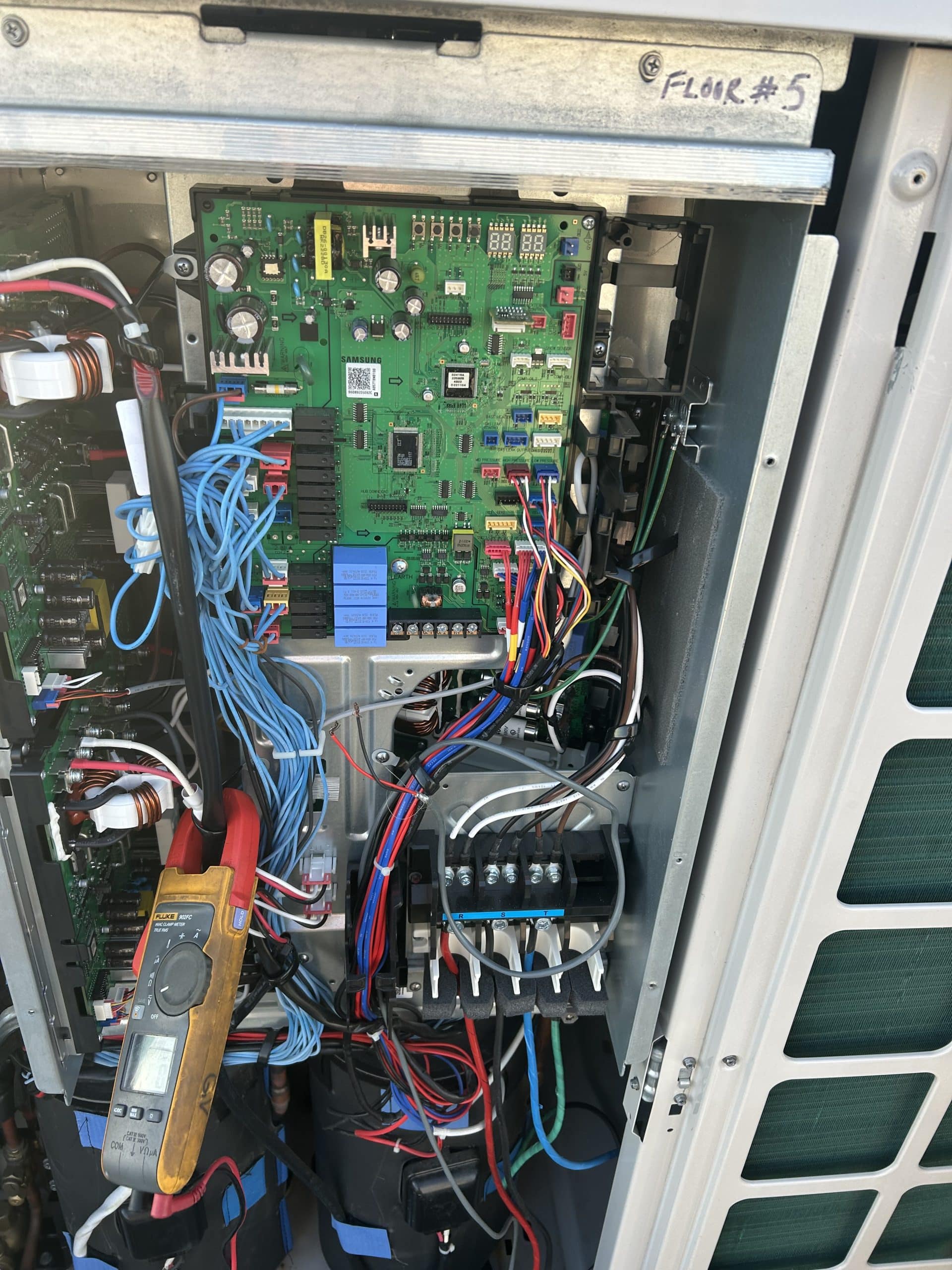 commercial hvac repair east vancouver vrf heat pump unit before repair