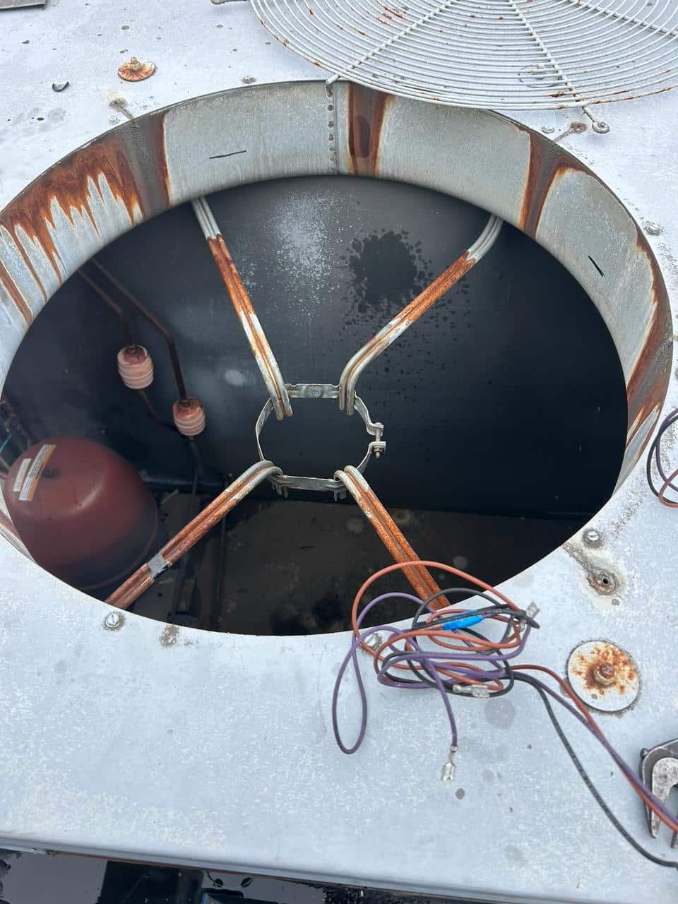 Commercial RTU condenser coil